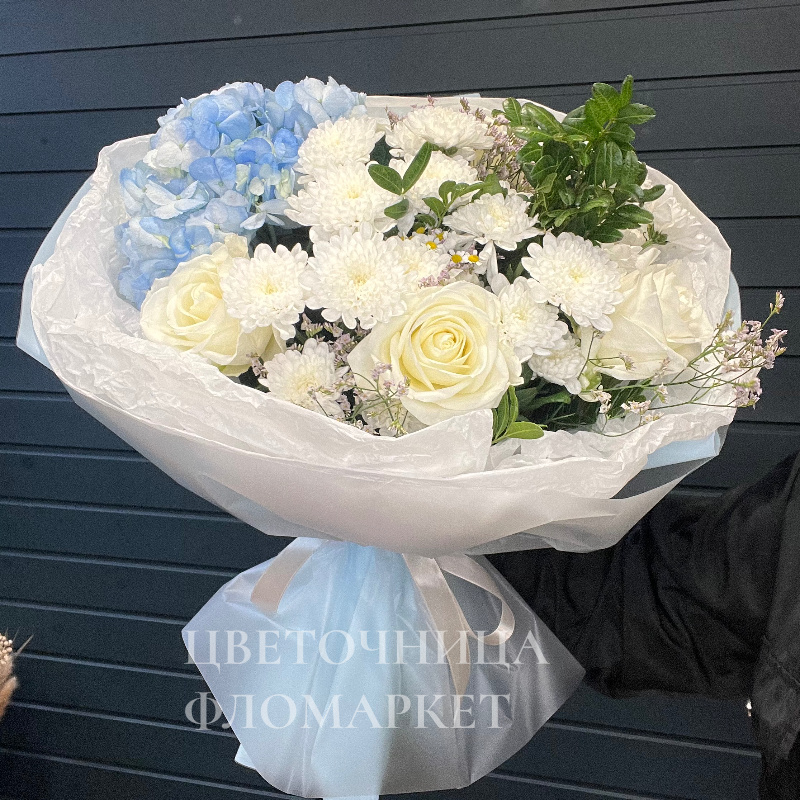 Букет «голубое небо» 1