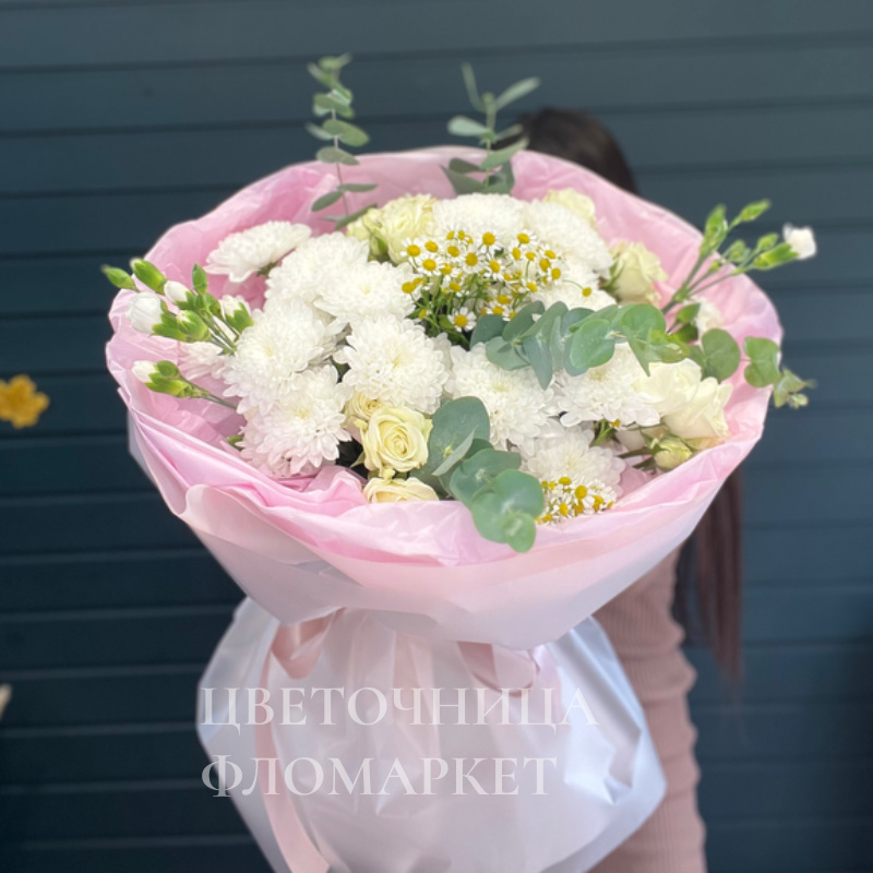 Букет «розовый бант» 1