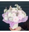 Композиция из хризантем  нежно розовый 2