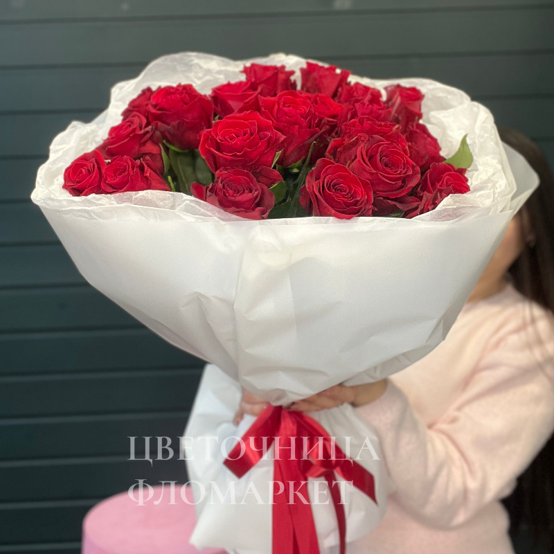 Букет из роз 21 шт 1