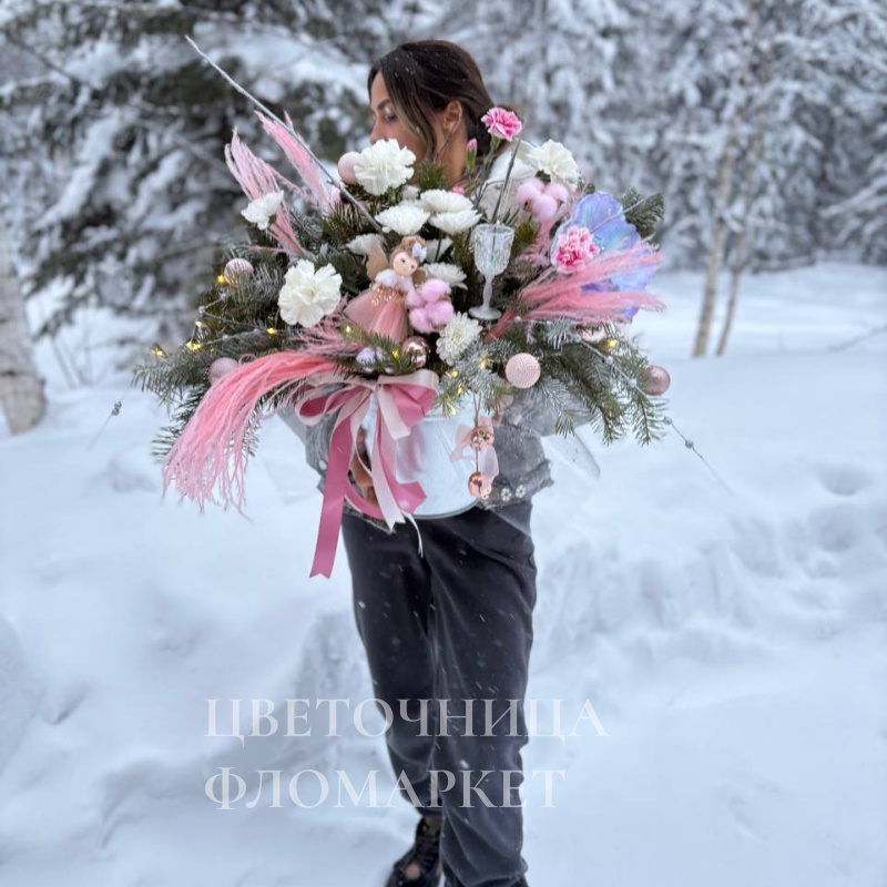 Зимняя нежность букета 1