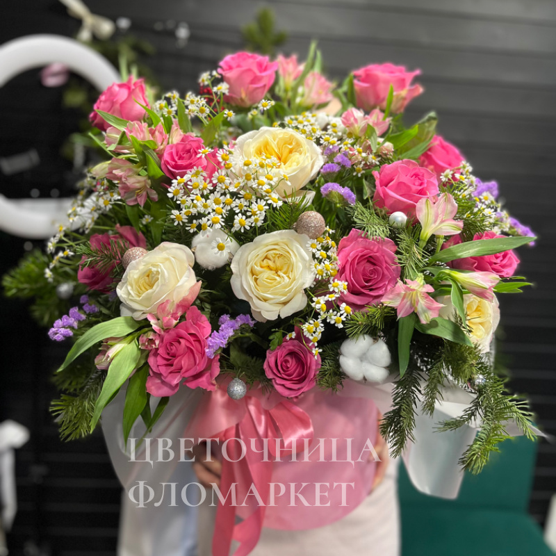 Зимняя нежность роз