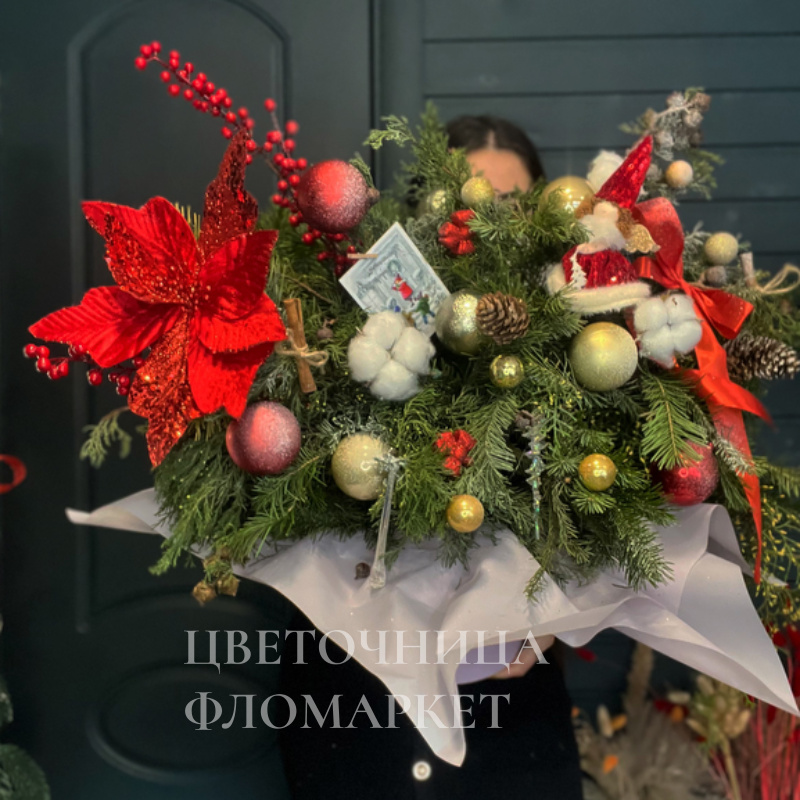 Зимняя сказка в красных оттенках 