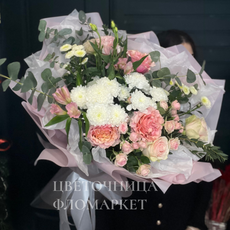 Нежное очарование букета нежных тоннах  1