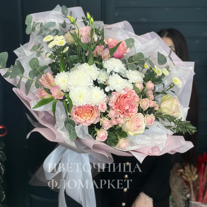 Нежное очарование букета нежных тоннах 