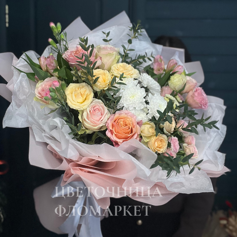 Букет персиковый десерт  1