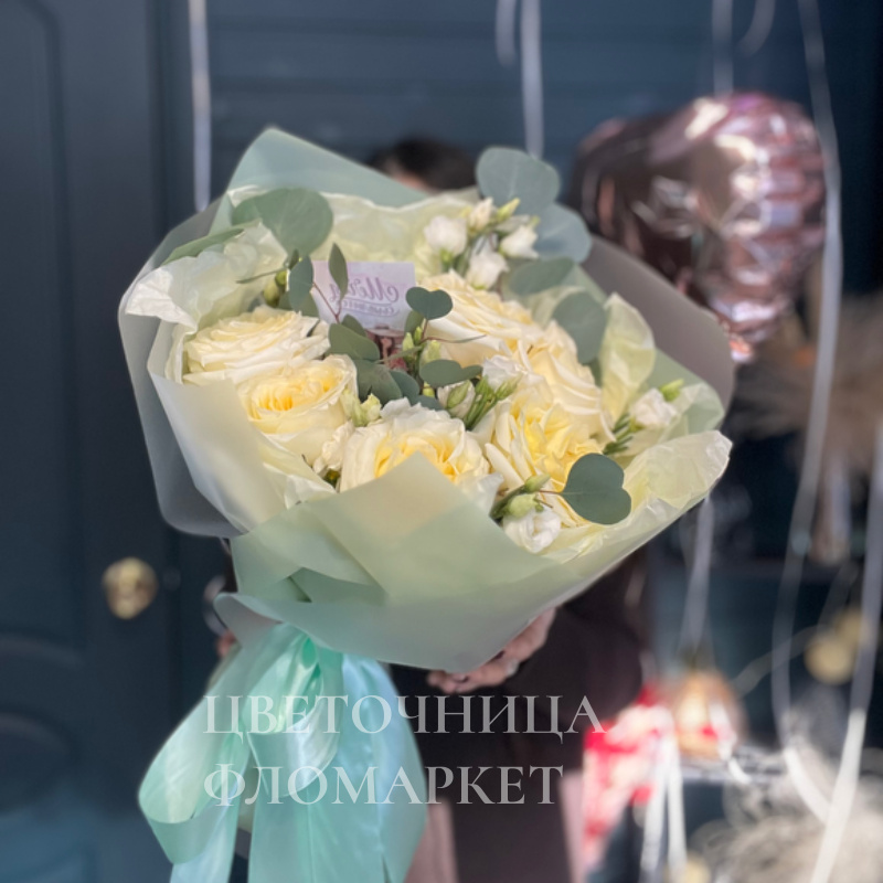 Нежное очарование с белой розой  1